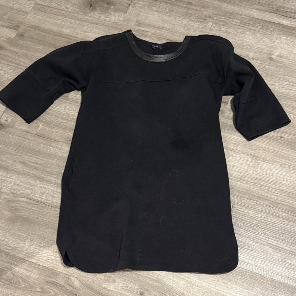 Madewell Elegant Black Mini Dress